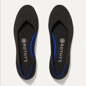 Rothy’s The Flat in Black Solid